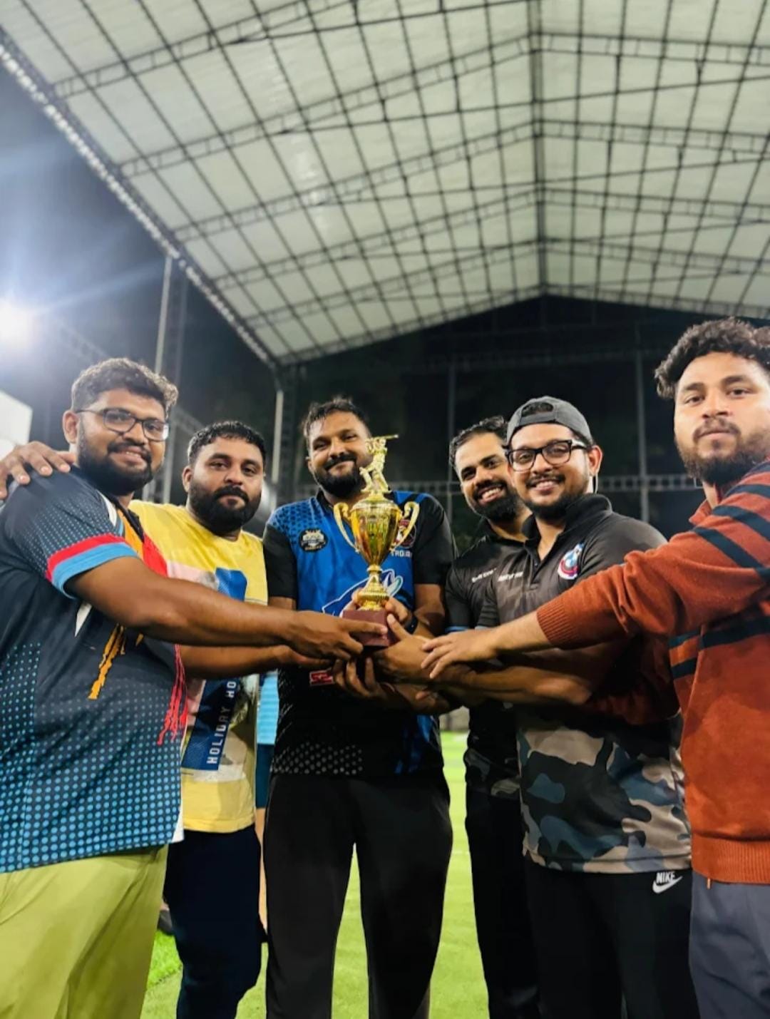 Indoor artificial grass turf facility